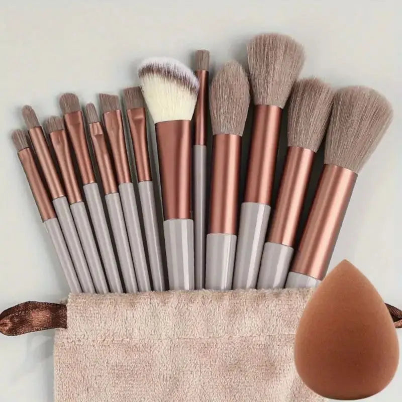 LuxeBlend™ Professional Makeup Brush Set – Soft Fluffy Precision Tools - Glamorize Hair & Beauty 