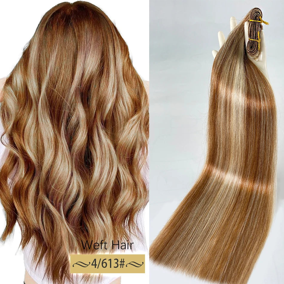 Pure Straight Brazilian Hair Weft – Premium Sew-In Extensions - 18" - Glamorize Hair & Beauty 