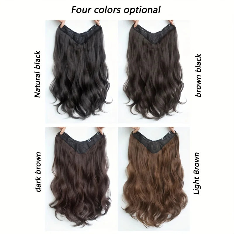 LuxeWave Invisible Extensions – Full-Body Wavy Glam - Glamorize Hair & Beauty 