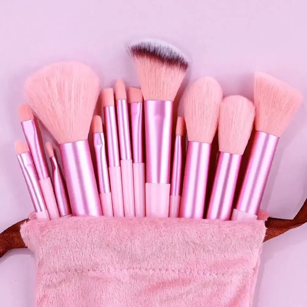 LuxeBlend™ Professional Makeup Brush Set – Soft Fluffy Precision Tools - Glamorize Hair & Beauty 