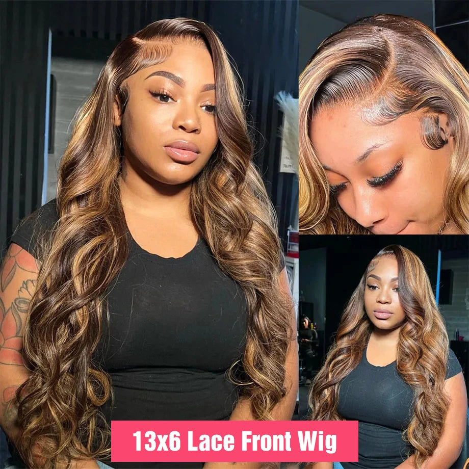 InstaGlam Ombre Body Wave HD Lace Wig – Ready-to-Wear Perfection - Glamorize Hair & Beauty 