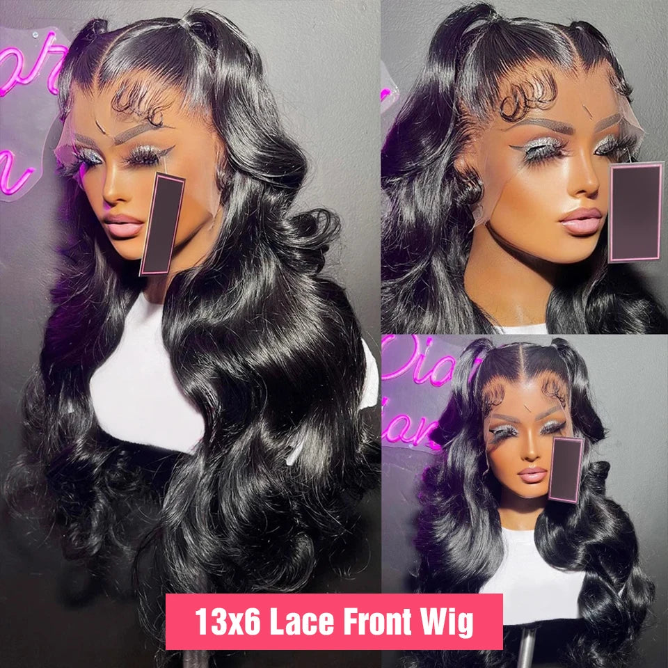 GlamBody HD Lace Frontal Wig – 13x6 Brazilian Body Wave, Glueless & Ready-to-Wear - Glamorize Hair & Beauty 