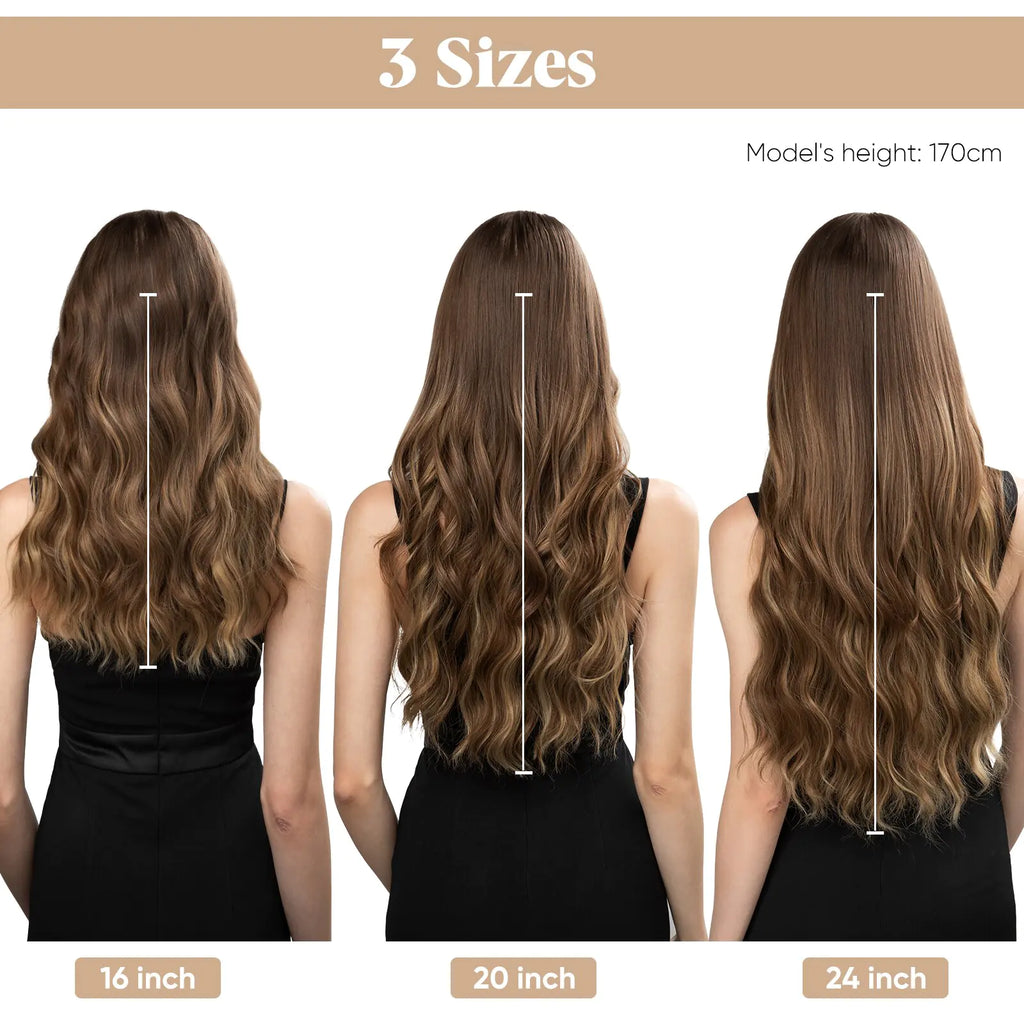 WaveGlam Clip-In Wavy Hair Extensions - Glamorize Hair & Beauty 