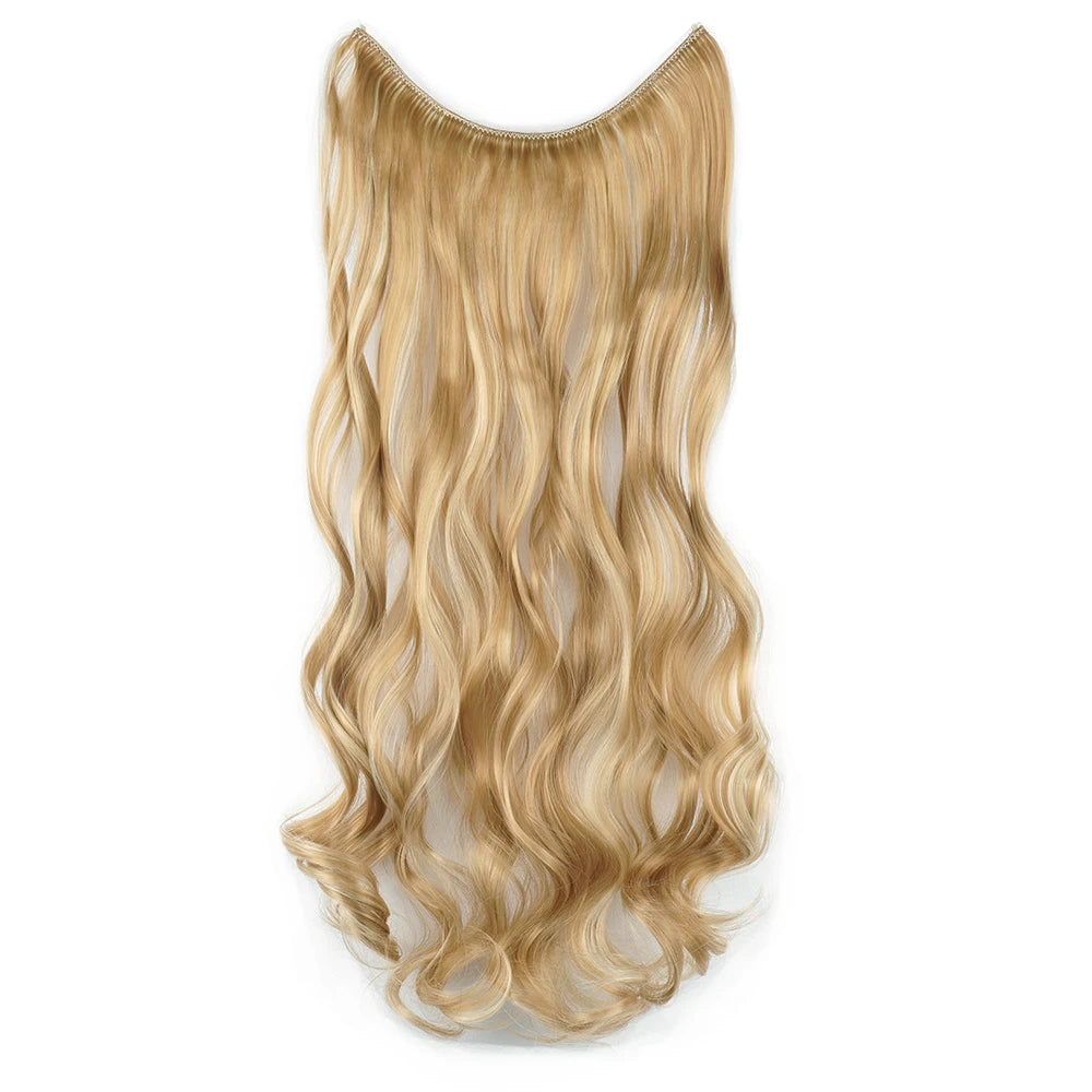 HaloGlam Invisible Wavy Hair Extensions – 17 Color Collection - Glamorize Hair & Beauty 