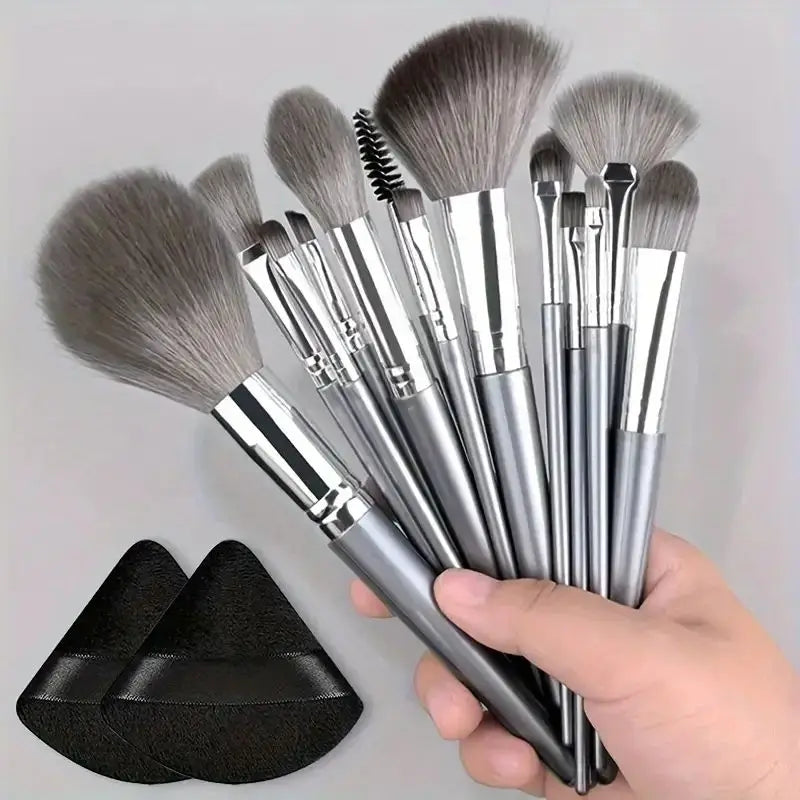 LuxeBlend™ Professional Makeup Brush Set – Soft Fluffy Precision Tools - Glamorize Hair & Beauty 