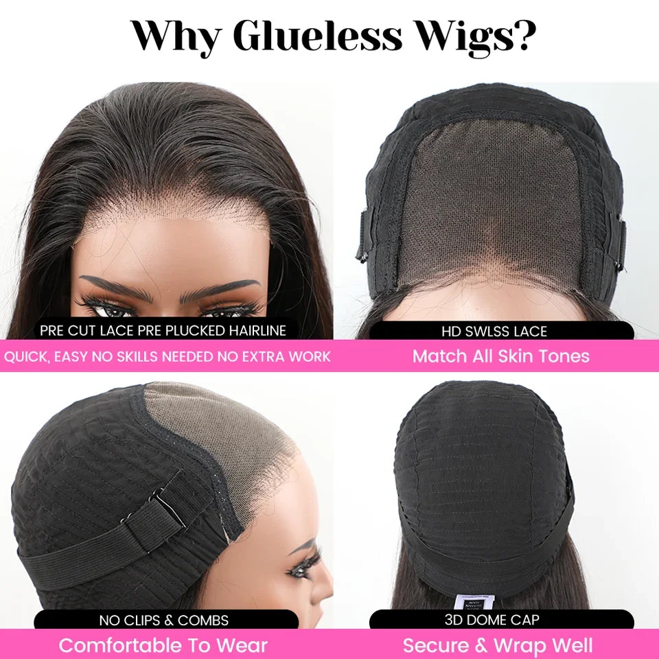 Instant Glam Glueless 4x4 HD Lace Bob Wig | Ready-to-Wear Perfection - Glamorize Hair & Beauty 