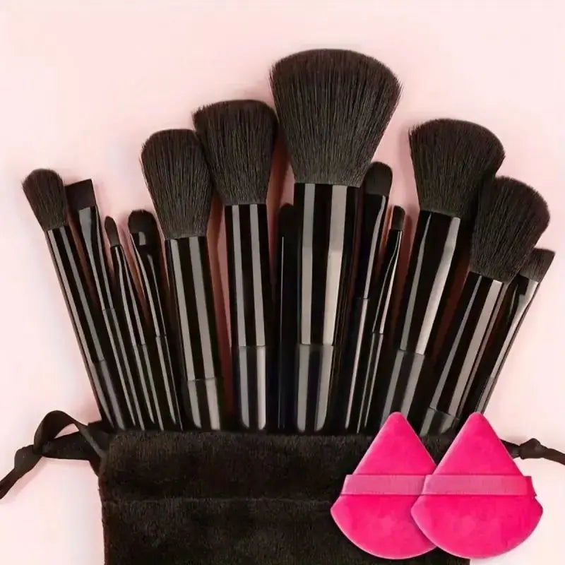 LuxeBlend™ Professional Makeup Brush Set – Soft Fluffy Precision Tools - Glamorize Hair & Beauty 