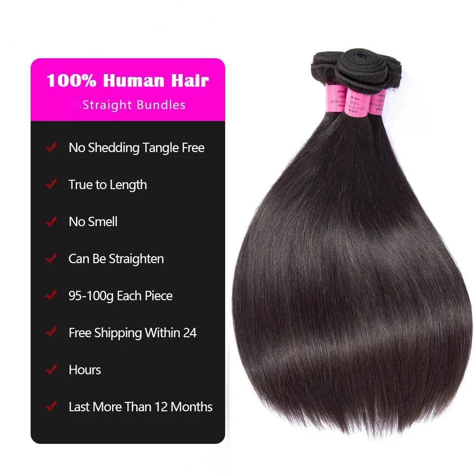 PureSilk Peruvian Straight Remy Hair Bundles - Glamorize Hair & Beauty 