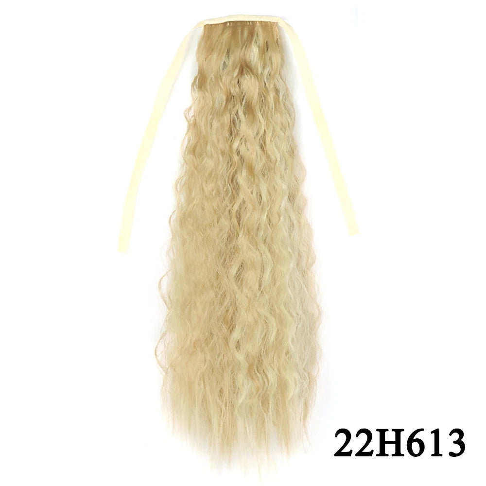 Glam Pony 22" Clip-In Straight Ponytail – Instant Volume & Style Extension - Glamorize Hair & Beauty 