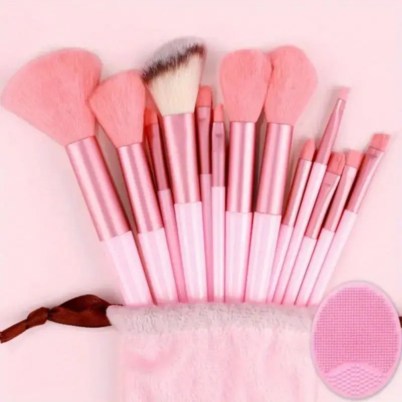 LuxeBlend™ Professional Makeup Brush Set – Soft Fluffy Precision Tools - Glamorize Hair & Beauty 