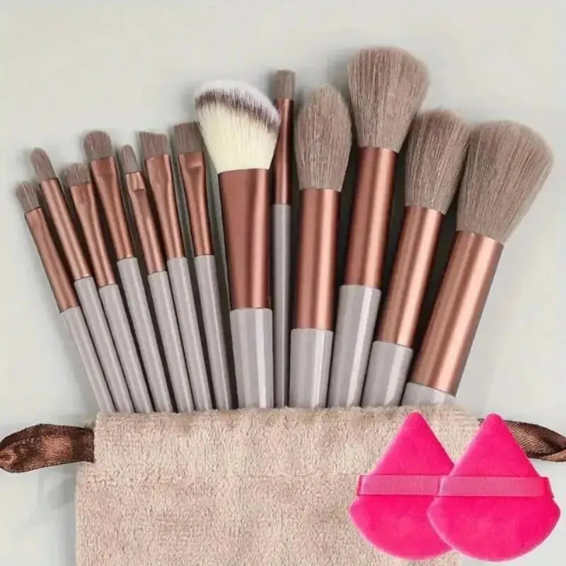 LuxeBlend™ Professional Makeup Brush Set – Soft Fluffy Precision Tools - Glamorize Hair & Beauty 