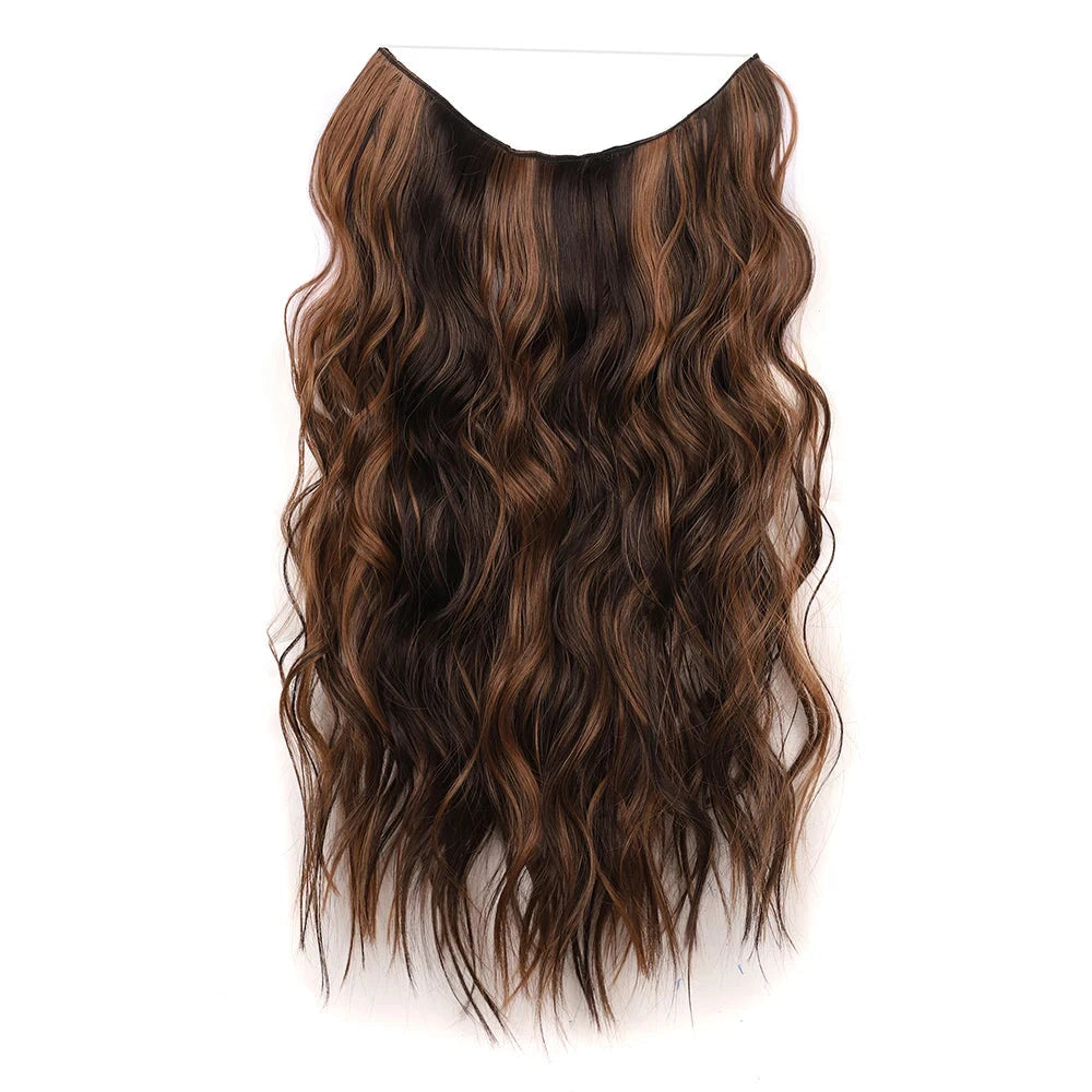 LuxeFlow Invisible Wave Extensions – Seamless One-Piece Hair Boost - Glamorize Hair & Beauty 