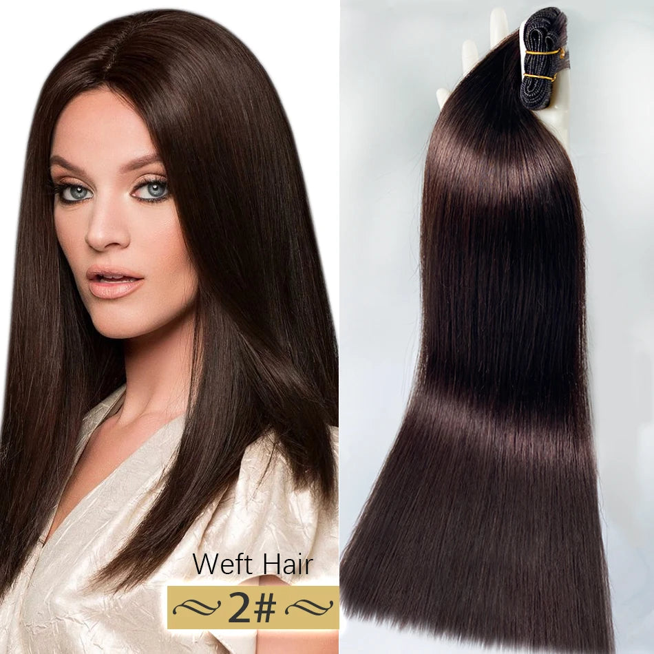 Luxe Brazilian Straight Hair Bundles – Remy Sew-In Weft Extensions 30 - Glamorize Hair & Beauty 