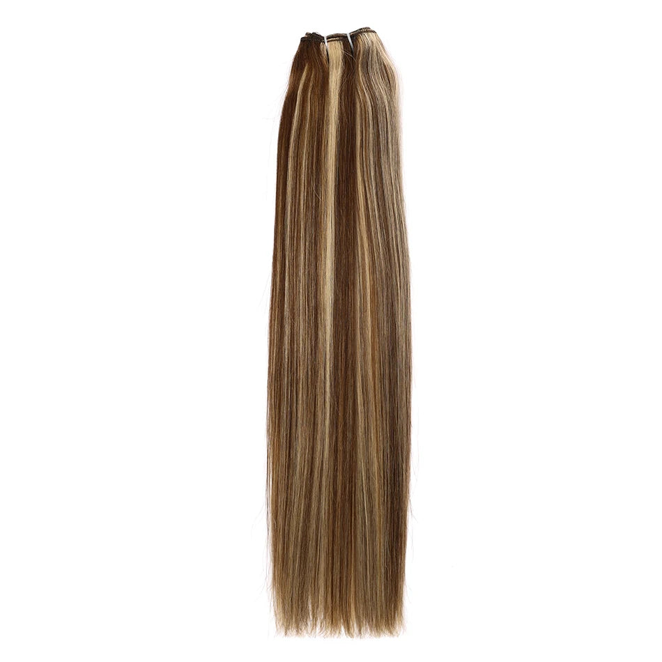 Silk Luxe Russian Straight Hair Bundles – Premium Remy Weft Extensions 16" - Glamorize Hair & Beauty 