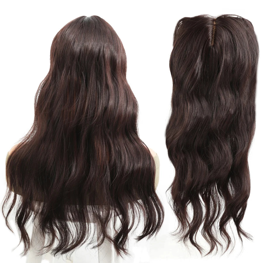 WaveGlam Clip-On Topper – 22" Natural Waves - Glamorize Hair & Beauty 