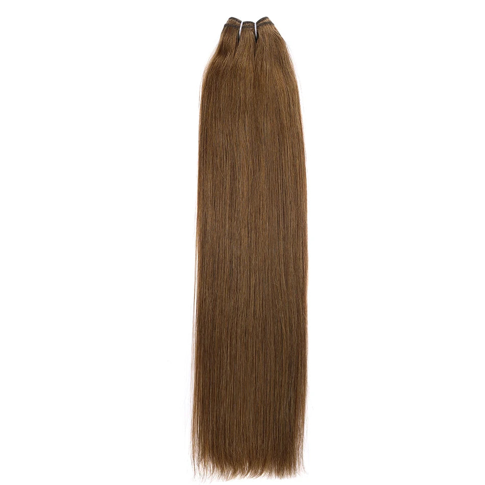 Silk Luxe Russian Straight Hair Bundles – Premium Remy Weft Extensions 14" - Glamorize Hair & Beauty 