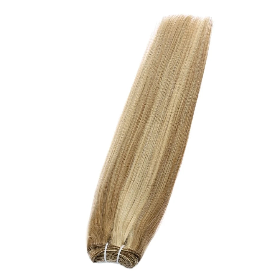 Silk Luxe Russian Straight Hair Bundles – Premium Remy Weft Extensions 14" - Glamorize Hair & Beauty 