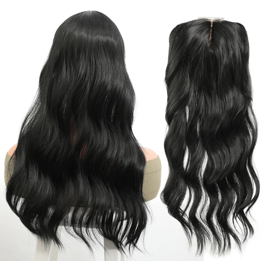 WaveGlam Clip-On Topper – 22" Natural Waves - Glamorize Hair & Beauty 