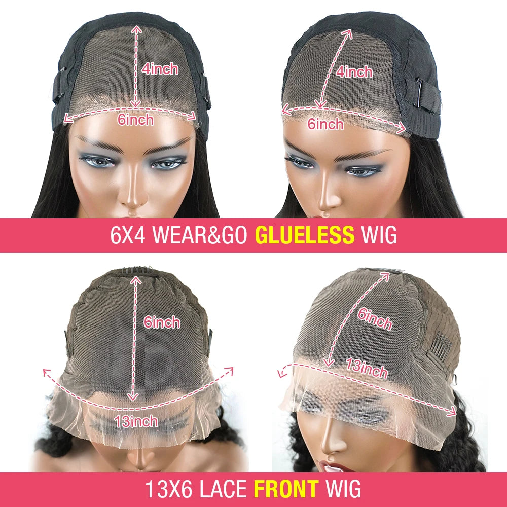 GlamBody HD Lace Frontal Wig – 13x6 Brazilian Body Wave, Glueless & Ready-to-Wear - Glamorize Hair & Beauty 