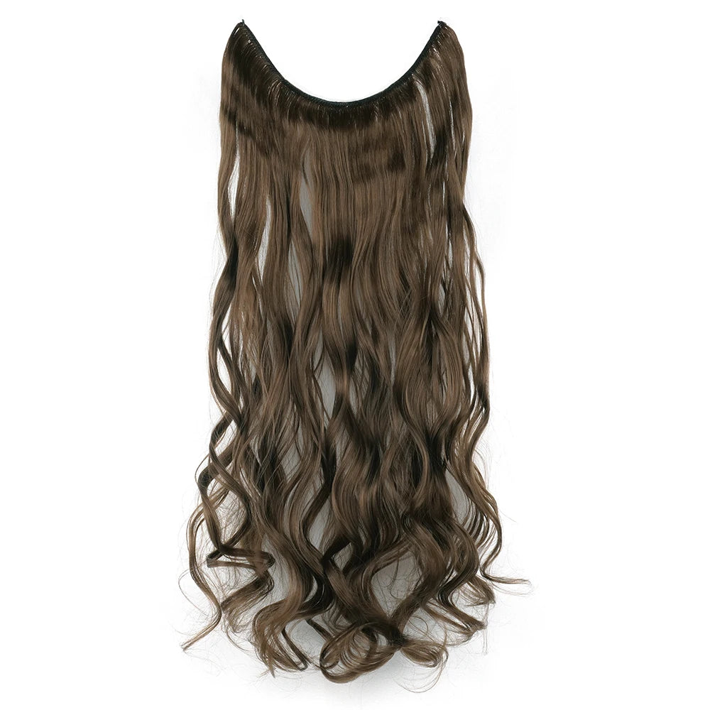 HaloGlam Invisible Wavy Hair Extensions – 17 Color Collection - Glamorize Hair & Beauty 