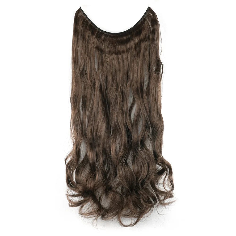 HaloGlam Invisible Wavy Hair Extensions – 17 Color Collection - Glamorize Hair & Beauty 