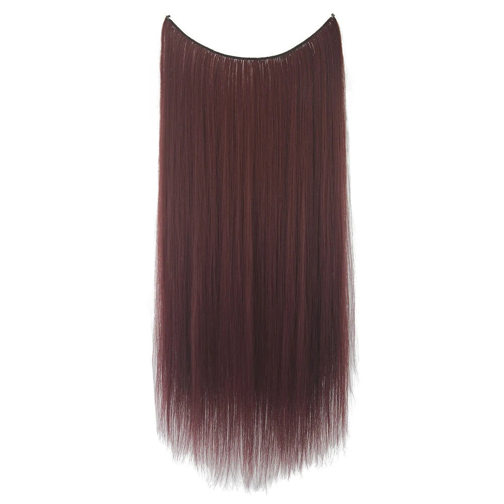 HaloGlam Invisible Wavy Hair Extensions – 17 Color Collection - Glamorize Hair & Beauty 