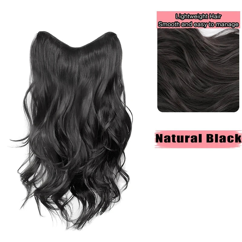 Elegance French Curl Volume Boost - Seamless One-Piece Hair Extension - Glamorize Hair & Beauty 