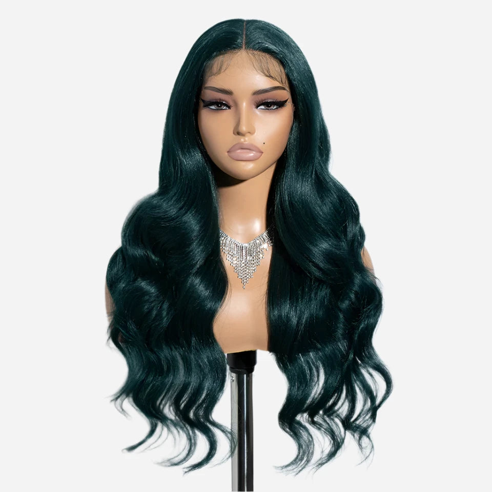 Glam Wave 26" Ombre Lace Front Wig – Honey Brown & Blonde Highlights - Glamorize Hair & Beauty 