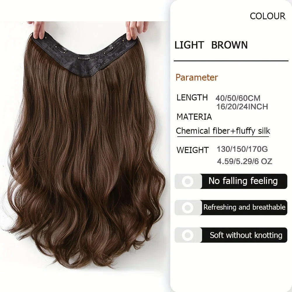 LuxeWave U-Shaped Clip-In Extensions – Effortless Length & Volume - Glamorize Hair & Beauty 