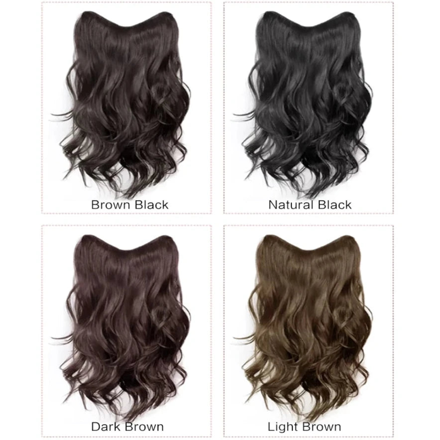 Elegance French Curl Volume Boost - Seamless One-Piece Hair Extension - Glamorize Hair & Beauty 