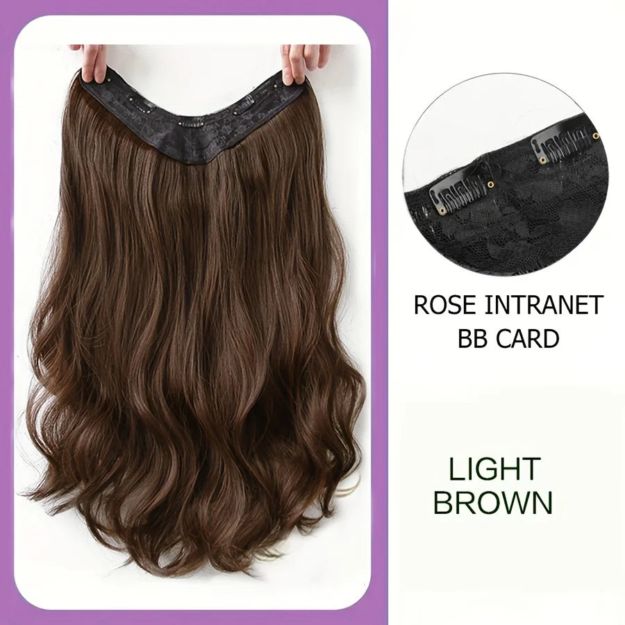 LuxeWave U-Shaped Clip-In Extensions – Effortless Length & Volume - Glamorize Hair & Beauty 