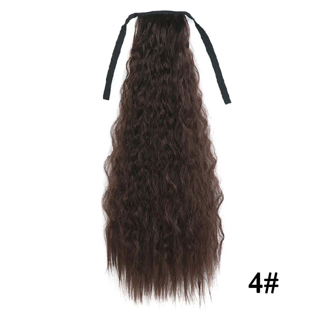 Glam Pony 32" Clip-In Straight Ponytail – Instant Volume & Style Extension - Glamorize Hair & Beauty 