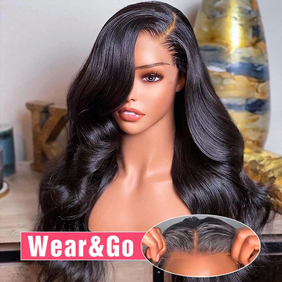 GlamBody HD Lace Frontal Wig – 13x6 Brazilian Body Wave, Glueless & Ready-to-Wear - Glamorize Hair & Beauty 