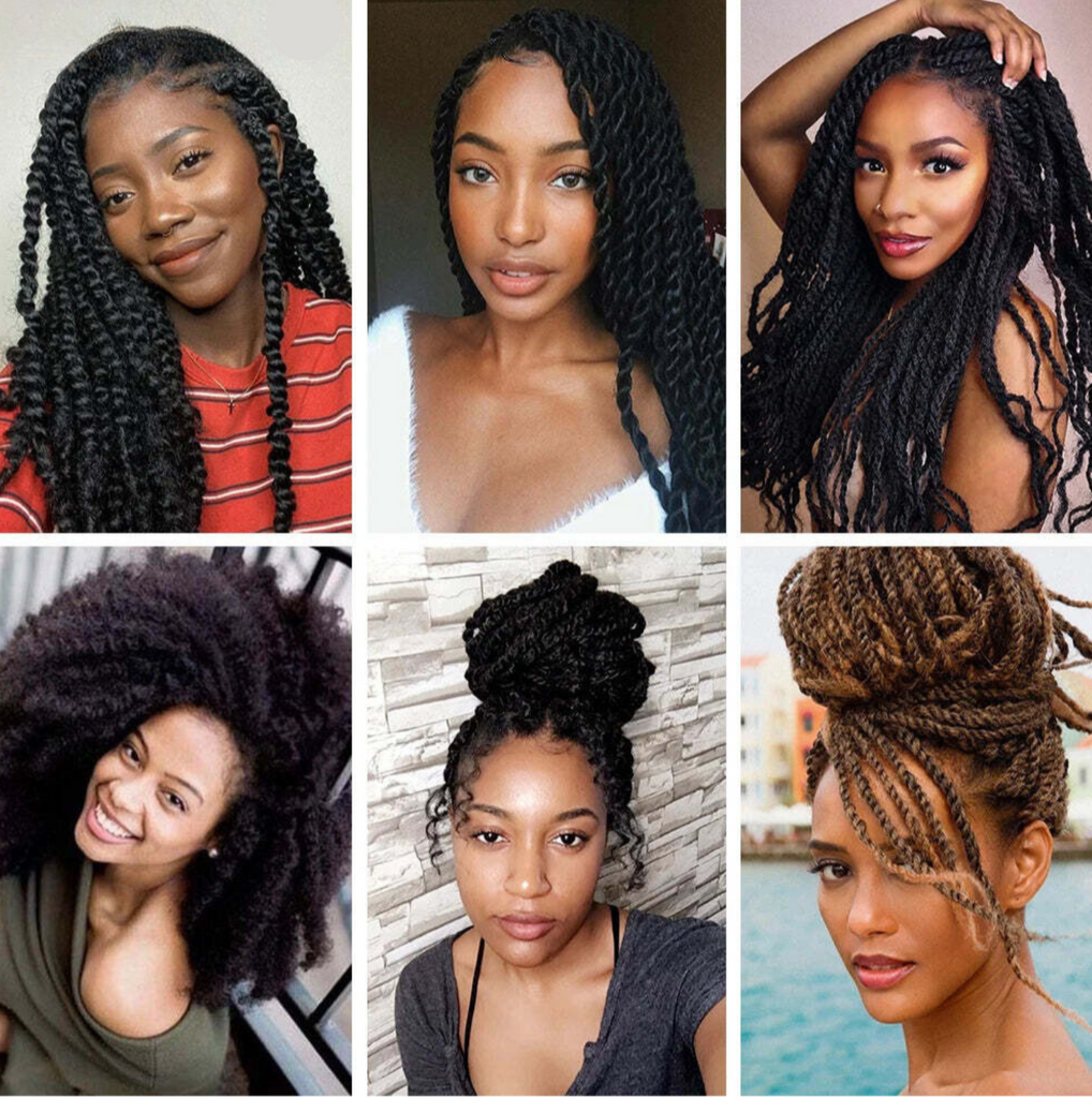 Twist & Shout 18" Afro Kinky Marley Braiding Hair – Bold & Bouncy Extensions - Glamorize Hair & Beauty 