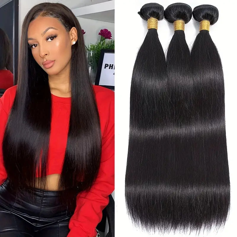 PureSilk Peruvian Straight Remy Hair Bundles - Glamorize Hair & Beauty 