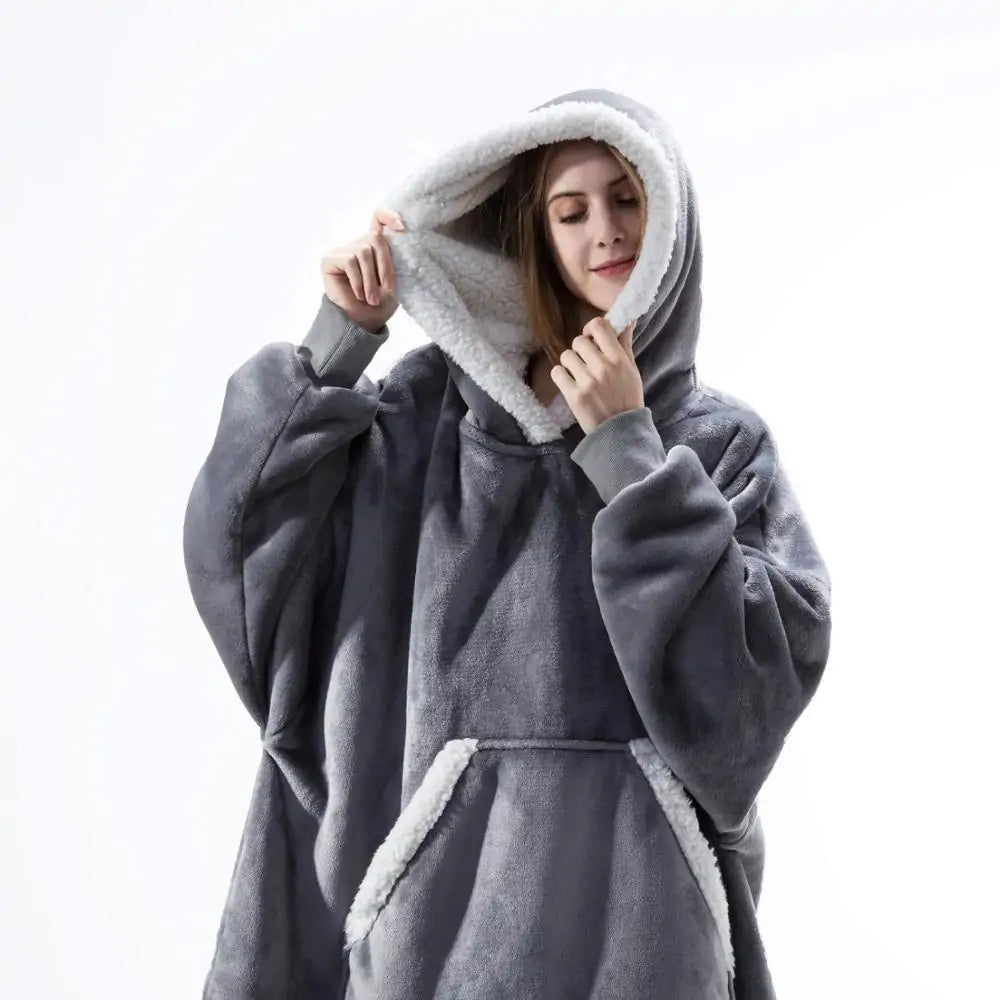 CozyWrap Sleeved Blanket Robe - Glamorize Hair & Beauty 