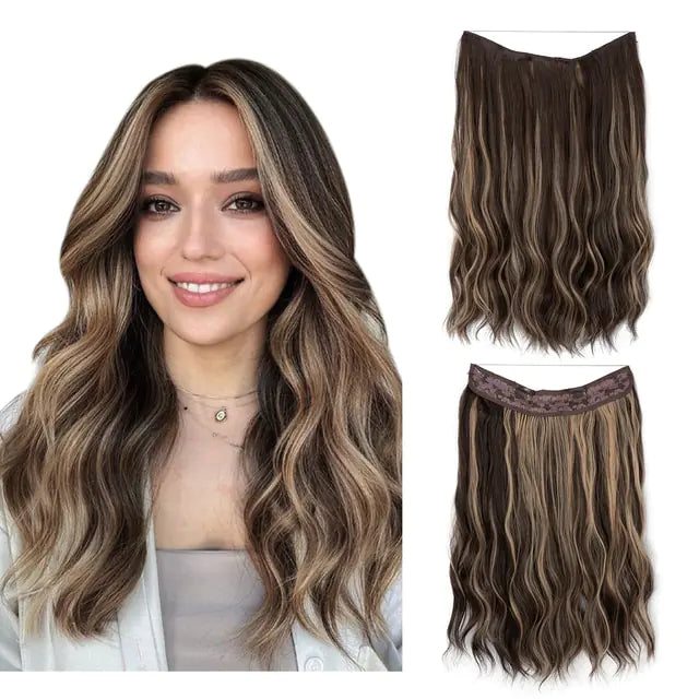 WaveGlam Clip-In Wavy Hair Extensions - Glamorize Hair & Beauty 