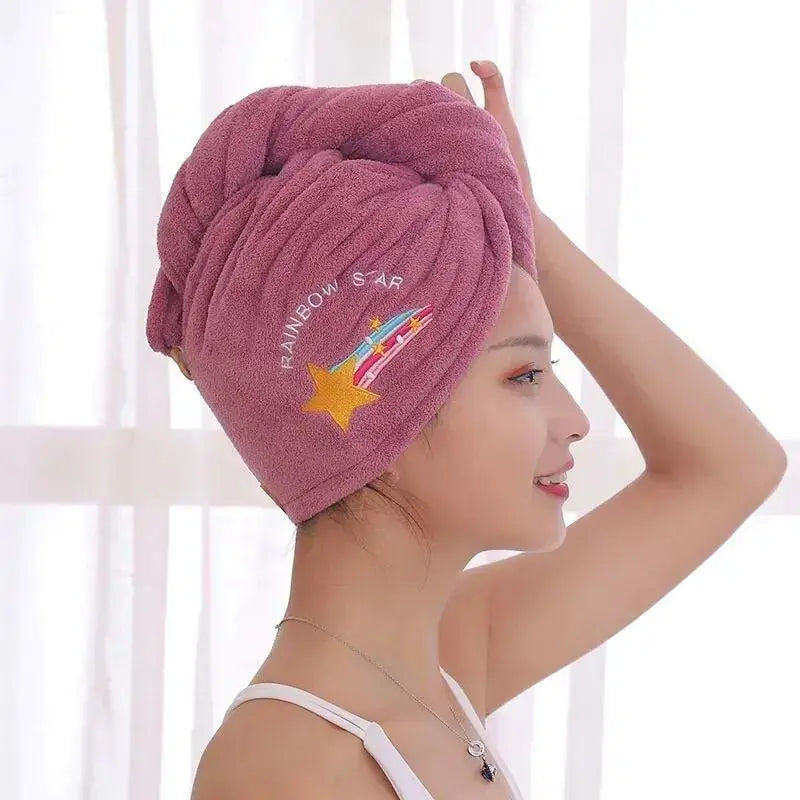AquaWrap Magic Hair Drying Towel - Glamorize Hair & Beauty 