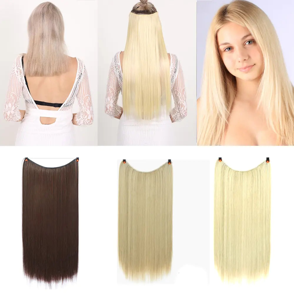 SilkFlex No-Clip Synthetic Hair Extension - Glamorize Hair & Beauty 