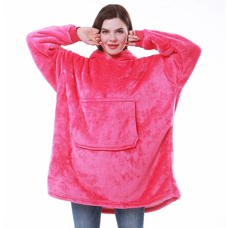 CozyWrap Sleeved Blanket Robe - Glamorize Hair & Beauty 