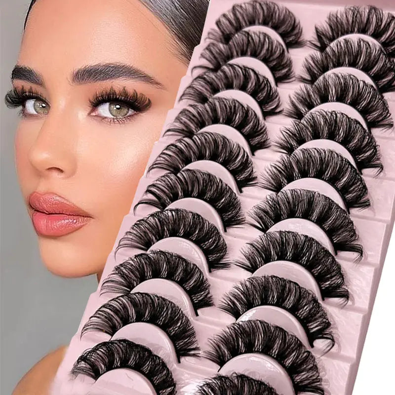 LuxeFluff Russian Mink Strip Lashes - Glamorize Hair & Beauty 