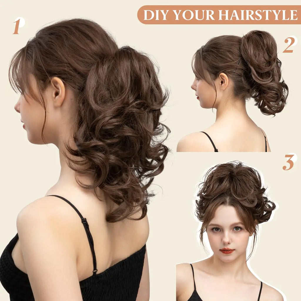 ChicMess Clip-In Hair Bun - Glamorize Hair & Beauty 